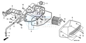 SCV100F9 Turkey - (TU) drawing AIR CLEANER (SCV100F9-TU)