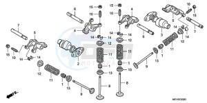 NSA700A9 France - (F / CMF MME) drawing CAMSHAFT/VALVE