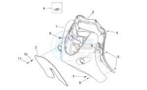 Mojito custom 50 2t (eng. aprilia) drawing Front body II