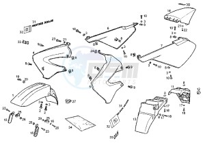 SENDA BLACK EDITION - 50 cc drawing BODY