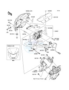 D-TRACKER_125 KLX125DDF XX (EU ME A(FRICA) drawing Headlight(s)