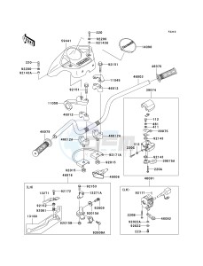 KVF 360 B [PRAIRIE 360] (B6F-B9F) B6F drawing HANDLEBAR