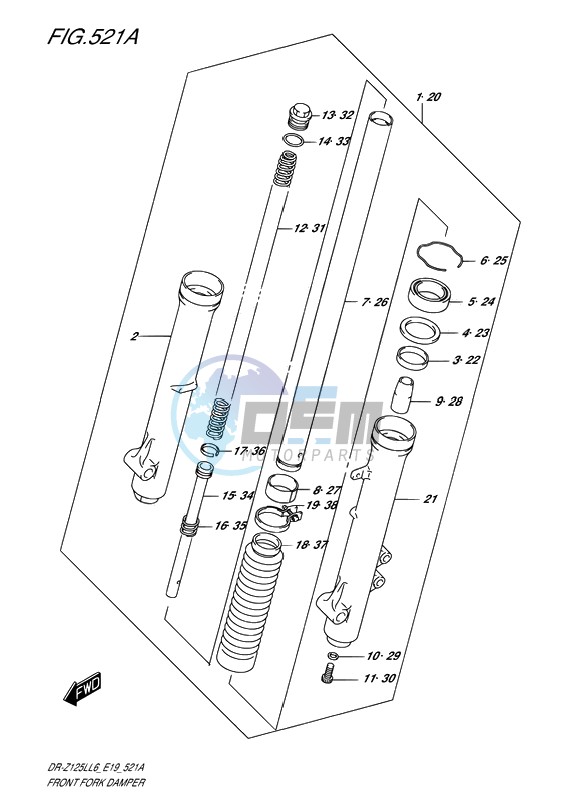 FRONT FORK DAMPER