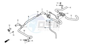 CBR600FS drawing SOLENOID VALVE