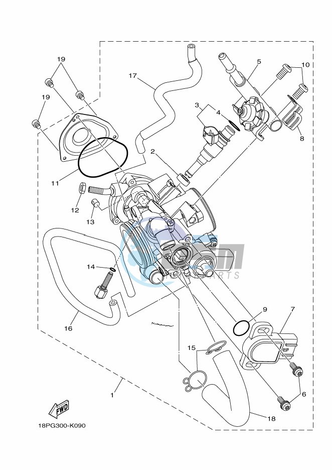 THROTTLE BODY ASSY 1