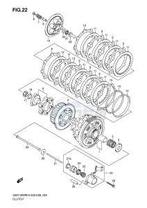 GSX1300R (E3-E28) Hayabusa drawing CLUTCH