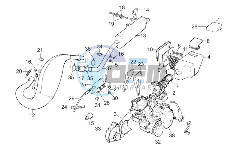 Exhaust unit - Engine