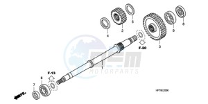 TRX420FAA Australia - (U) drawing FINAL SHAFT