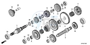 TRX420FMC drawing TRANSMISSION