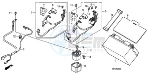 CB600F3A Europe Direct - (ED / ST 25K) drawing BATTERY