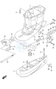 DF 250AP drawing Drive Shaft Housing w/Transom (XX)