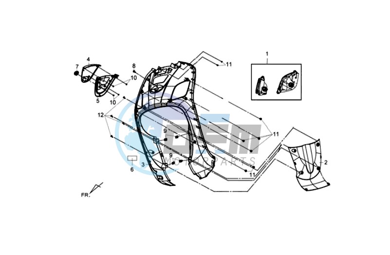 HEAD LIGHT / FR PLATE