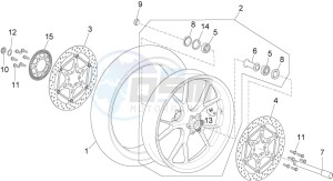 RSV4 1000 RR drawing Front Wheel