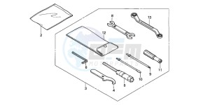 FJS600A SILVER WING drawing TOOLS