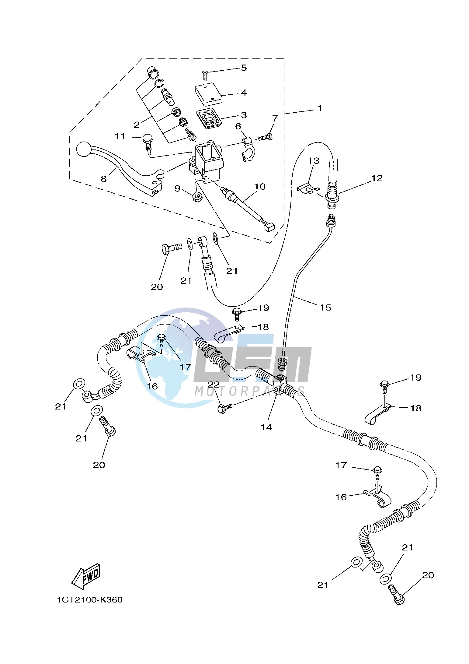 FRONT MASTER CYLINDER