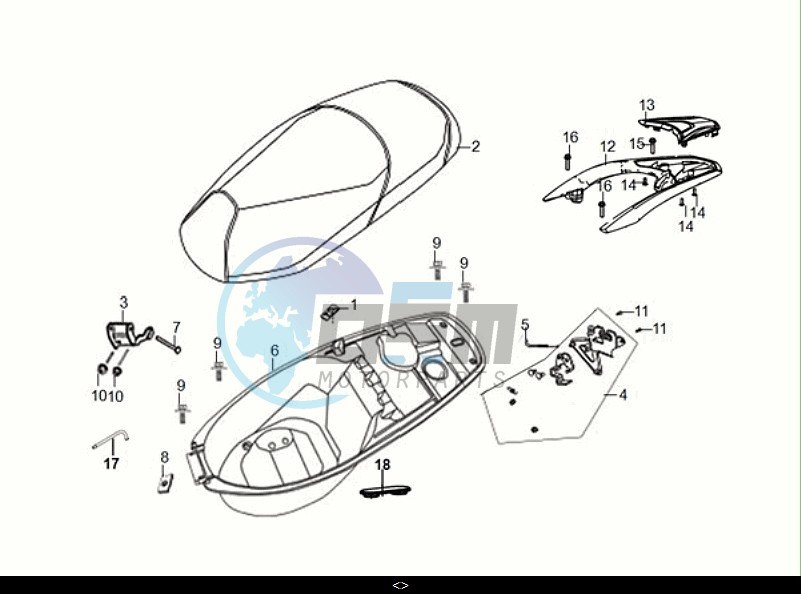 SEAT - REAR GRIP