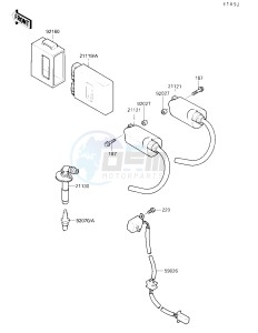 EX 250 F [NINJA 250R] (F2-F4) [NINJA 250R] drawing IGNITION SYSTEM