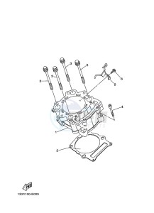 YFM700R (BCXR) drawing CYLINDER