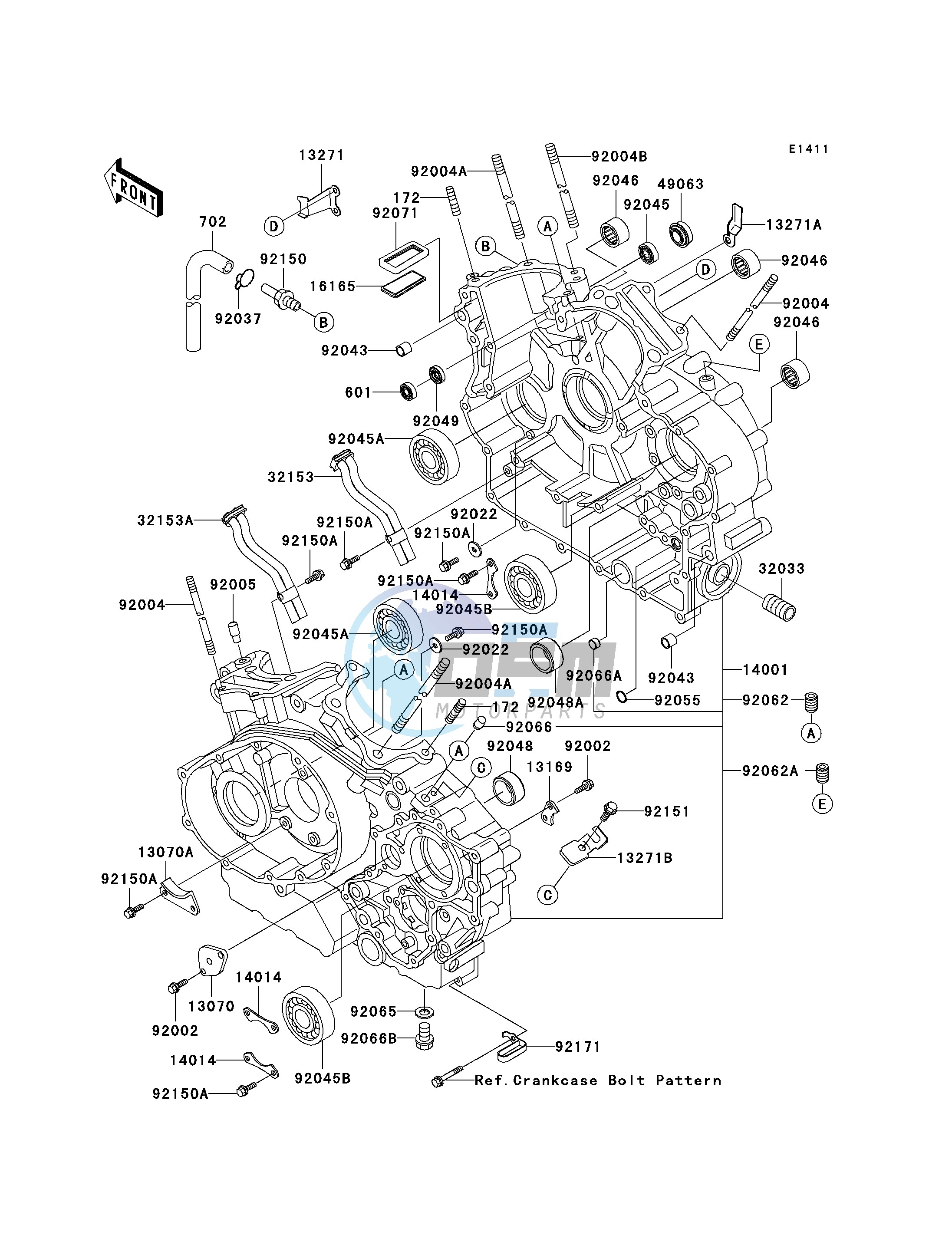 CRANKCASE -- R1- -