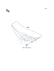 KX85/KX85-<<II>> KX85ADF EU drawing Seat