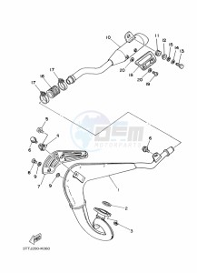 DT125 (3TTW) drawing EXHAUST