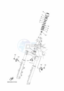 GPD125-A NMAX 125 (BAL3) drawing RADIATOR & HOSE