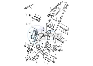 WR F 400 drawing FRAME