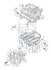 MTN1000 MTN-1000 MT-10 (B67G) drawing CRANKCASE