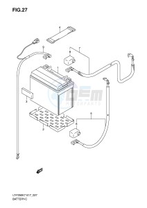 LT-F250 (E17) drawing BATTERY