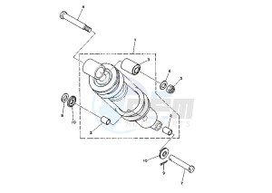 TW 125 drawing REAR SHOCK ABSORBER