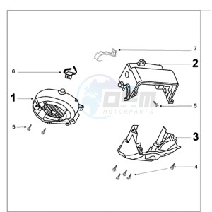 FIGHT 3 4T LE MANS drawing ENGINE COVER