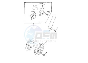 YM BREEZE 50 drawing FRONT BRAKE CALIPER