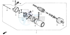 CBR600SE drawing STARTING MOTOR