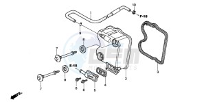 SH150 125 drawing CYLINDER HEAD COVER