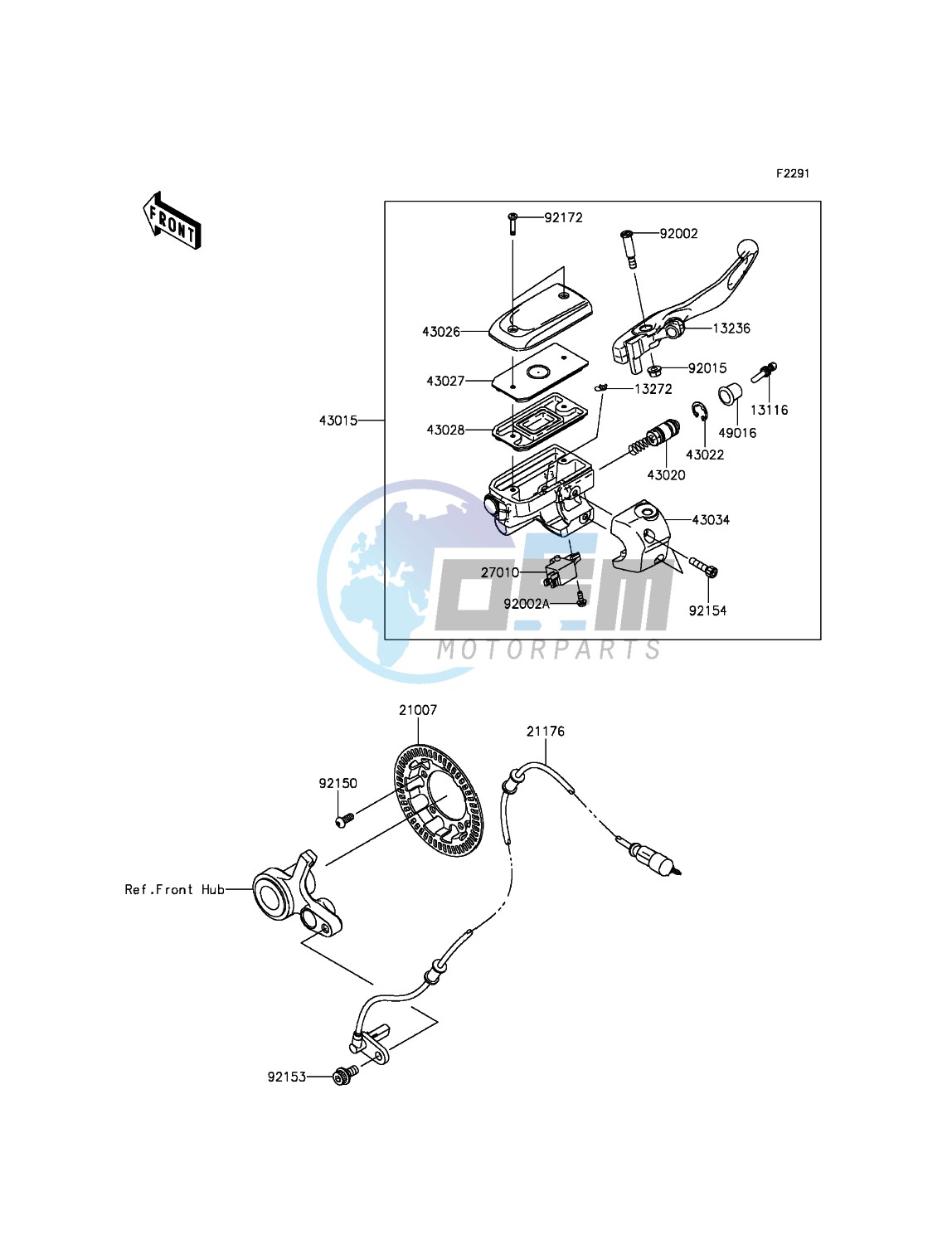 Front Master Cylinder