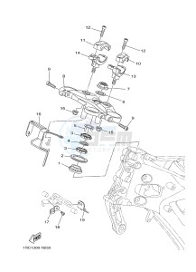 MT09 900 (1RCF) drawing STEERING