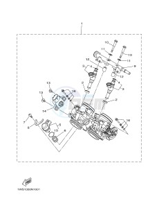 MT07A MT-07 ABS 700 (1XB6 1XB8) drawing INTAKE 2