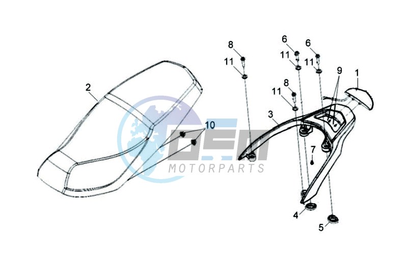 BUDDYSEAT - REAR LUGGAGE FRAME