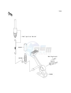 ZR 750 L [Z750 EU] (L7F-L8F) L7F drawing BRAKE PEDAL