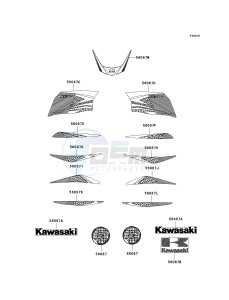 KSF 90 A [KFX90] (A7F-A9S) A9S drawing DECALS-- RED- --- A9F- -