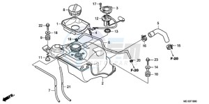 NSA700A9 Australia - (U / MME REF) drawing FUEL TANK