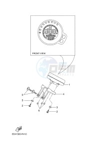 MTM690-U MTM-690-U XSR700 (B348 B348 B348) drawing METER