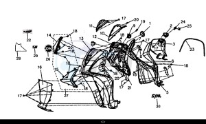 SYMPHONY ST 50 (XB05W4-EU) (E4) (L7-M0) drawing FRONT COVER - FRONT INNER BOX