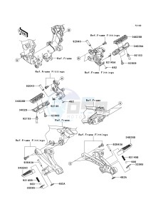 KRF 750 F [TERYX 750 4X4 NRA OUTDOORS] (F8F) C9F drawing FOOTRESTS