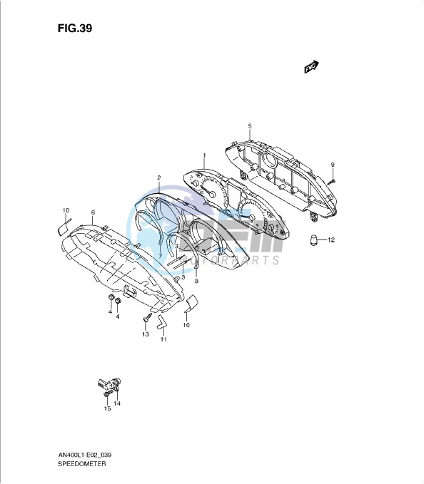 SPEEDOMETER (AN400L1 E2)