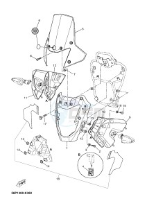 XT660Z TENERE (2BD7 2BD7 2BD7) drawing COWLING