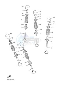 YFZ450R YFZ45YSSH YFZ450R SPECIAL EDITION (BW26) drawing VALVE