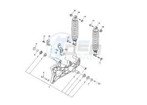 YP R X-MAX 125 drawing REAR SHOCK ABSORBER