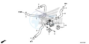 VT750SE Shadow E drawing AIR INJECTION VALVE (VT750S)