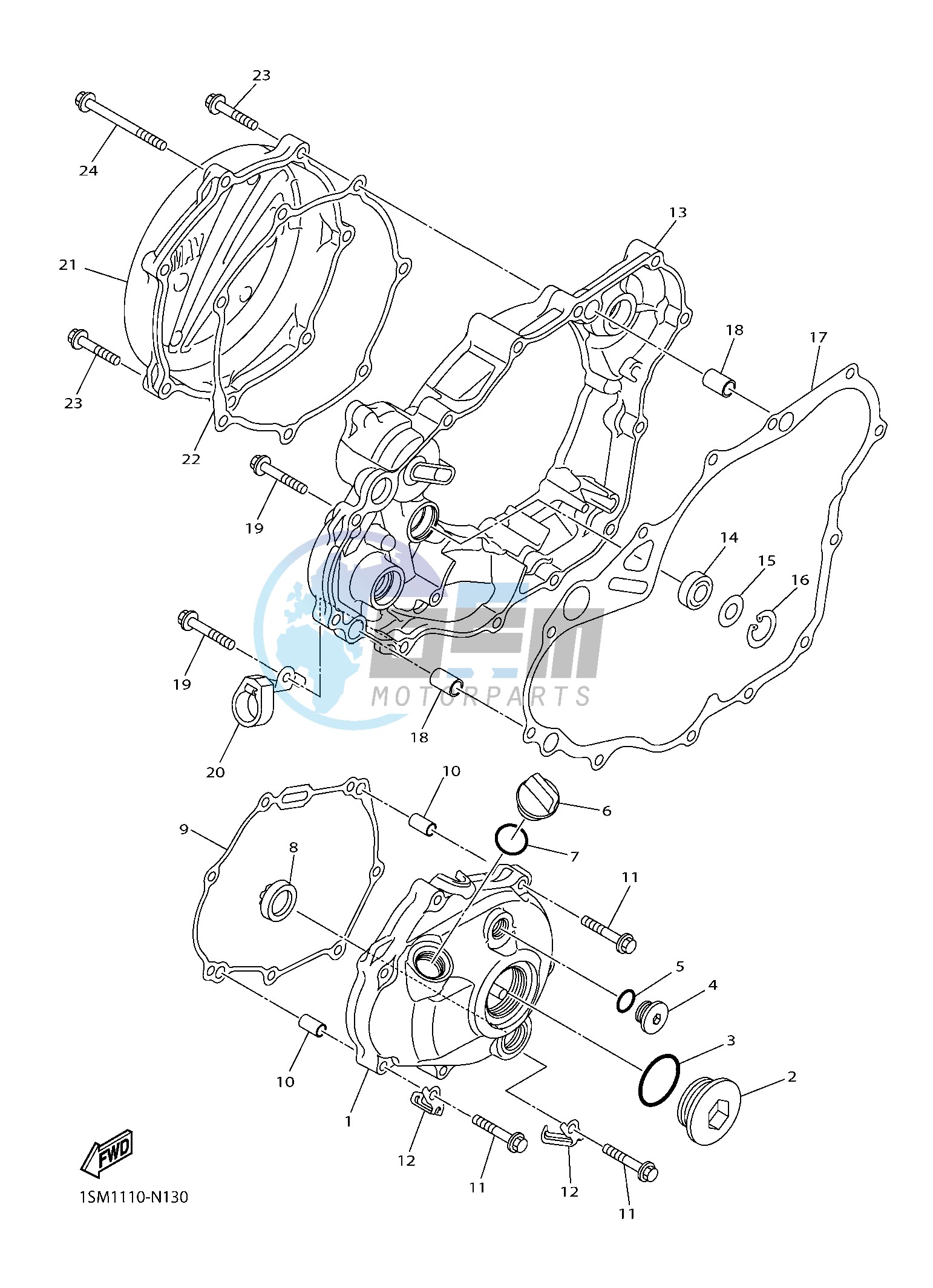 CRANKCASE COVER 1